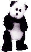 Ty Attic Treasures - Checkers the Panda Bear.