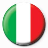 サブカル缶バッジ『Italy Flag』イタリア国旗