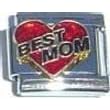 Buy Clearly Charming Best Mom Heart Italian Charm by Clearly Charming