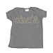 Boy's Charcoal Gray Infant T-Shirt with ABCs Design - 12 Months