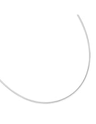 18" 1.5mm Round Omega Necklace