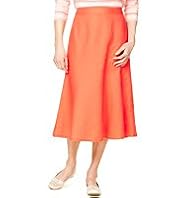 Classic Collection Pure Linen Panelled Skirt