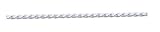 Sterling Silver 2.75mm Diamond-cut Rope Chain - 8 inch