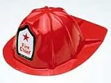 12 kids /child Fire Chief Firefighter hats - one dozen