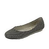 Hush Puppies Break | Ladies Flat Shoes Black Polka Dot Suede by Hush Puppies