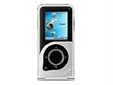Griffin Centerstage for Sansa E200 Series - Poly Case w/ Anodized Stand (Silver)