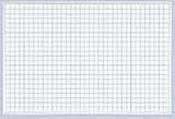 MagnaWite Schedule Planning Board with 1 x 1 Grid, 72w x 48h, Aluminum Frame MAVPBFG8