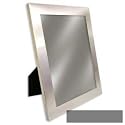 8 Inch x10 Inch Brushed Silver Frame