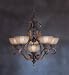 European Bertrand Six Light Chandelier