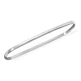Bangle Bracelet Square Slip On Style Sterling Silver 8 inches