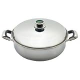 Thermo Control 12-Element Deep Skillet with High Dome Cover from Chef Secret by Maxam