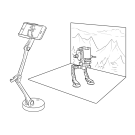 Steady, precise angles for stop-motion videos