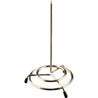 Bill Spike / Check Spindle - Gold Coloured - Height 150 mm - Can Be Used For Receipts