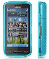 Nokia C6-01 Blue Diamond Cell Phone Candy Skin Case / Crystal Jelly Executi ....