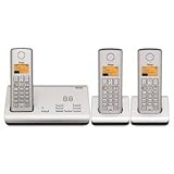 VERIZON Digital Cordless Phone, Answering Machine, 3 Handsets