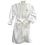 Chenille Bath Robe with French BullDog
