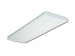 Lithonia Lighting LB 2 32 120 GESB Traditional Wrap - Two Light Flush Mount, White Finish with Prismatic Glass