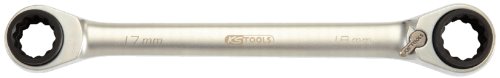 Clés polygonales KS Tools 503.4546 Clé polygonale à cliquet 4 en 1 16 x 19-17 x 18 mm LIMITED DISCOUNT TODAY