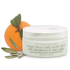 Cuccio Tuscan Citrus Herb Butter Blend with Bergamot & Clary Sage 8oz