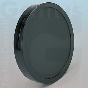 Kaiser Aufsteck-Objektiv-Schutzdeckel, schwarz, ø 50 mm