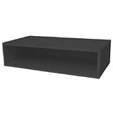 Riser Shelf Modular Storage Cube-Minimalist Style (Black) (7.5H x 30W x 15D)