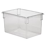 Cambro 182615CW 22 gallon Capacity, 26 Length x 18 Width x 15 Height, Camwear Clear Polycarbonate Food Box