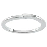 14K White Gold Bridal Engagement Band Ring