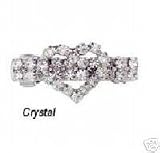 Heart Pet/Dog Barrette - Jewel of My Heart Barrette - Crystal Rhinestones