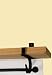 Monazite CUR-SB-87 Plain Curtain Shelf Brackets Powder Metal Coated