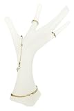 KCF 49139 Jewelry Hand Display for Necklaces, Bracelets and Rings, 8-Inches, Frosted