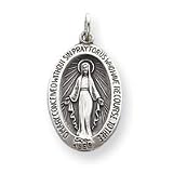 Sterling Silver Miraculous Medal