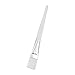 Makeup Clear Plastic Handle Facial Mud Mask Brush 2 Pcs by Rosallini