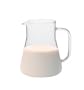 Trendglas Milchkrug / Saftkrug aus Borosilikatglas, 1,2 l