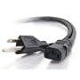 Cables to Go 53406 18 AWG Universal Power Cord, IEC320C13 to NEMA 5-15P (12 Feet)