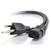 Cables to Go 53406 18 AWG Universal Power Cord, IEC320C13 to NEMA 5-15P (12 Feet)