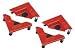 Industrial Grade 2TUT2 Corner Dolly, Cabinet, 1320 Lb, PK 4