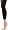 Jessica Simpson Women's Slouchy Sheer Capri Cuff Tight Socks, Jet Black, Medium/Tall