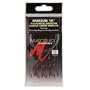 Matzuo Model 213 Red Chrome Snelled Eye Up Circle Hook 6 Pack Size: 1/0