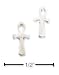 Sterling Silver Ankh Post Earrings