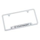 Genuine OEM Volkswagen Stainless Steel License Plate Frame by Volkswagen