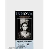 Innova Art F-Type Brilliant White Gloss FibaPrint Inkjet Paper - 300gm2 - 11x17 - 25 Sheets -