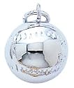 .925 Sterling Silver High Polish 3-D Baseball Charm