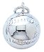 .925 Sterling Silver High Polish 3-D Baseball Charm