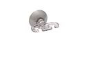 BlissHome, Interdesign, Forma, Powerlock Suction Toothbrush Holder, Clear/Stainless Steel