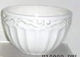 BAROQUE RICE/CEREAL BOWL - BAROQUE COLLECTION ANTIQUE FINISH IRONSTONE ROUND RICE/CEREAL BOWL