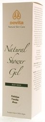 Devita Natural Shower Gel/Body Wash (Vanilla Bean), 8oz