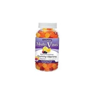 VitaFusion Multi Vites Gummy Vitamins - Berry, Peach & Orange - 200 Gummies