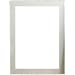 Brushed Satin silver aluminum frame