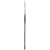 da Vinci Watercolor Series 1203k Maestro Paint Brush, Long Needle Liner/Rigger Kolinsky Red Sable, Size 4