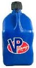 VP Racing Fuels Motorsport 5 Gallon Square Plastic Utility Jug Blue (2 Pack)